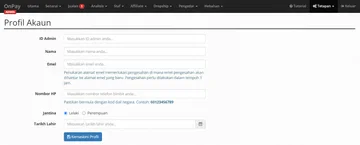 Tetapan Profil Akaun