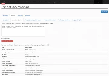 Templat SMS Affiliate 6