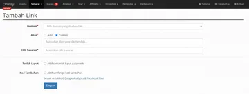 Tambah Link Baru