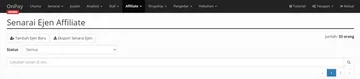 Senarai Ejen Affiliate