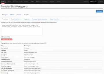 Templat SMS Pengedar 17
