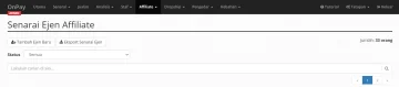 Senarai Ejen Affiliate